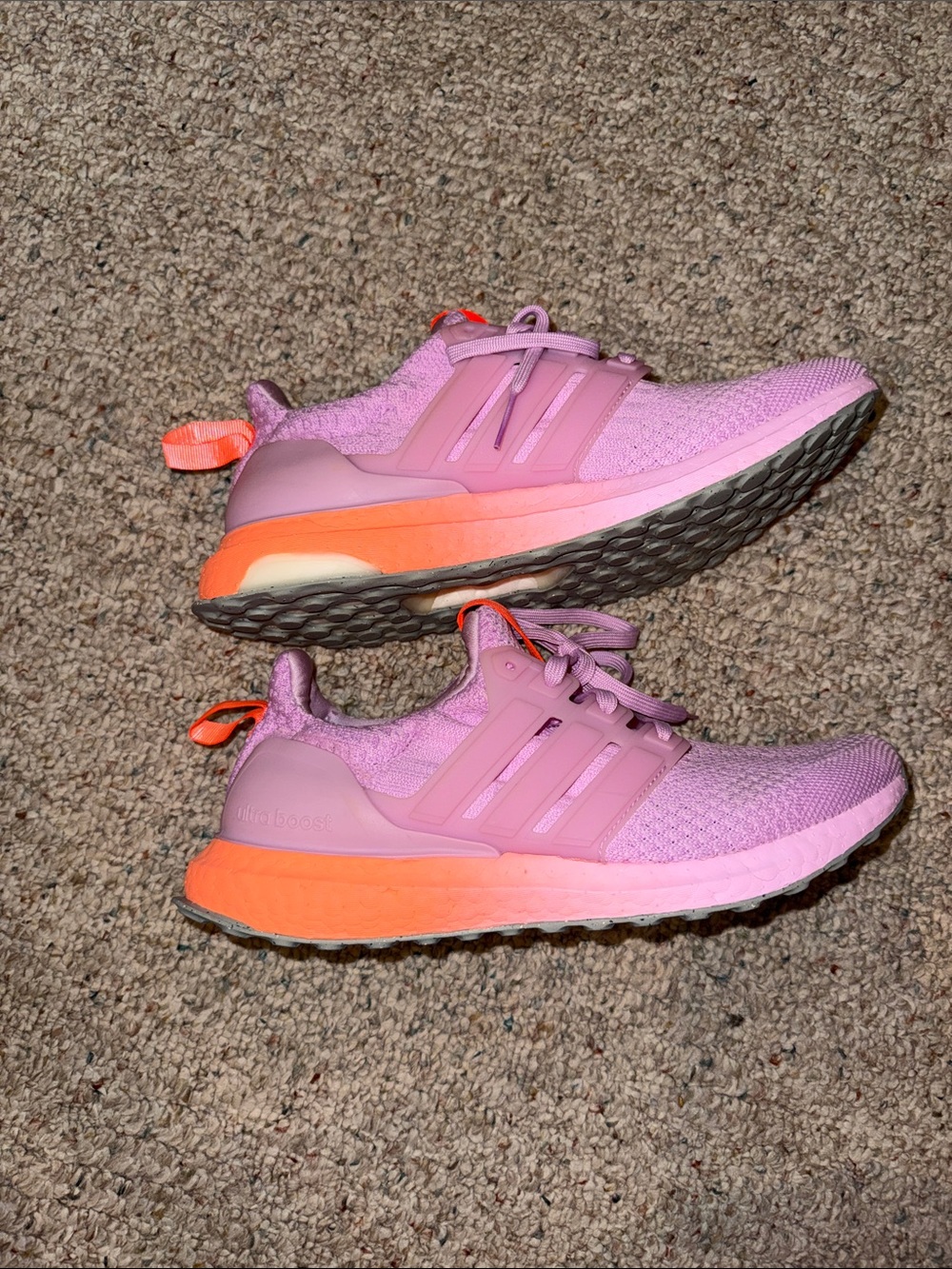 Adidas UltraBoost 5.0 DNA Bliss Lilac Purple Orange Women's Shoes - Picture 4 of 6